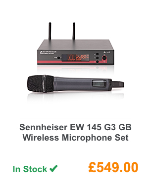 Sennheiser EW 145 G3 GB Wireless Microphone Set.