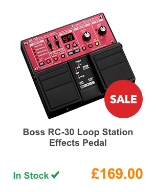 Boss RC-30 Loop Station Effects Pedal.