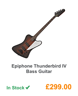 Epiphone Thunderbird IV Bass Guitar.