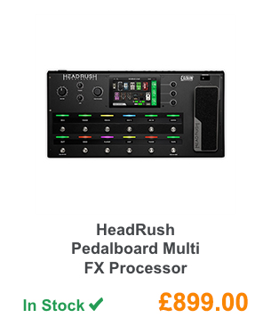 HeadRush Pedalboard Multi FX Processor.