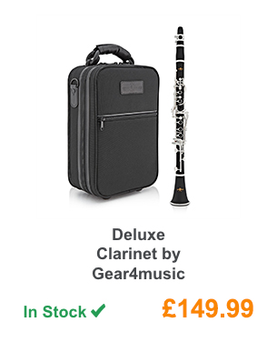 Deluxe Clarinet by Gear4music.