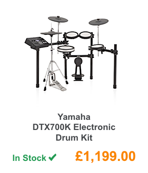 Yamaha DTX700K Electronic Drum Kit.