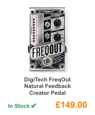 DigiTech FreqOut Natural Feedback Creator Pedal.