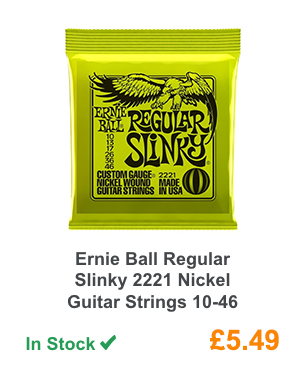 Ernie Ball Regular Slinky 2221 Nickel Guitar Strings 10-46.