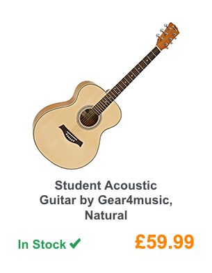 Student Acoustic Guitar by Gear4music, Natural.
