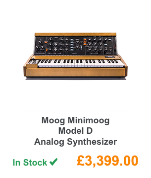 Moog Minimoog Model D Analog Synthesizer.
