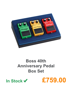 Boss 40th Anniversary Pedal Box Set.