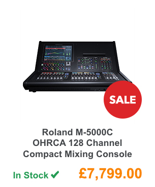 Roland M-5000C OHRCA 128 Channel Compact Mixing Console.