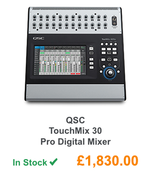 QSC TouchMix 30 Pro Digital Mixer.