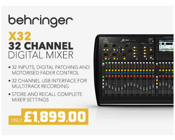 Behringer X32 32 Channel Digital Mixer.