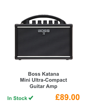 Boss Katana Mini Ultra-Compact Guitar Amp.
