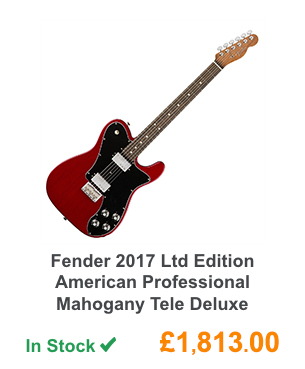 Fender 2017 Ltd Edition American Professional Mahogany Tele Deluxe.
