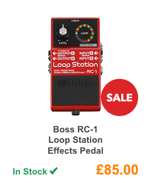 Boss RC-1 Loop Station Effects Pedal.