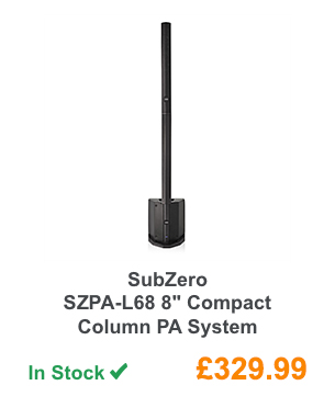SubZero SZPA-L68 8' Compact Column PA System.