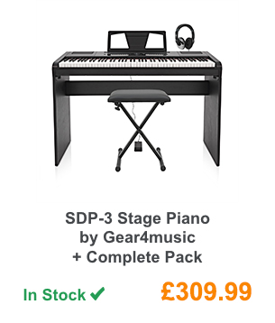SDP-3 Stage Piano by Gear4music + Complete Pack.