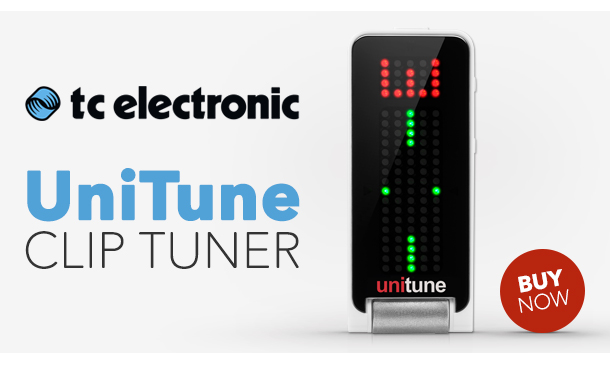 TC Electronic UniTune Clip Tuner.