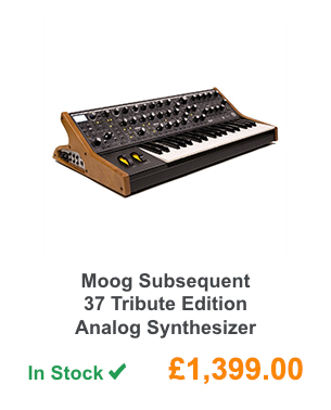 Moog Subsequent 37 Tribute Edition Analog Synthesizer.