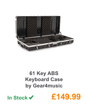 61 Key ABS Keyboard Case by Gear4music.
