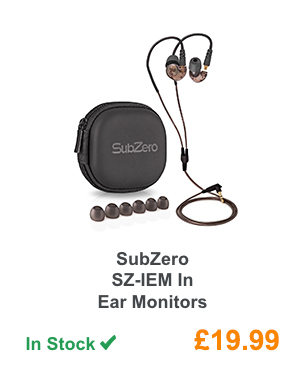 SubZero SZ-IEM In Ear Monitors.