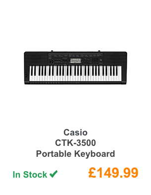 Casio CTK-3500 Portable Keyboard.