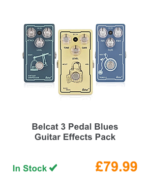 Belcat 3 Pedal Blues Guitar Effects Pack.