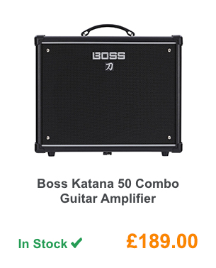 Boss Katana 50 Combo Guitar Amplifier.