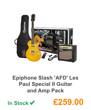 Epiphone Slash 'AFD' Les Paul Special II Guitar and Amp Pack.