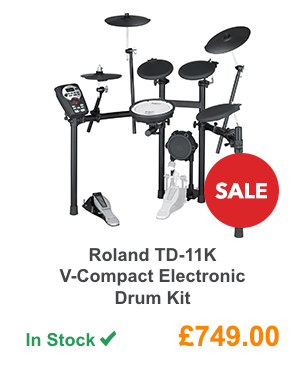 Roland TD-11K V-Compact Electronic Drum Kit.
