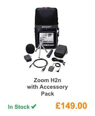 Zoom H2n with Accessory Pack.