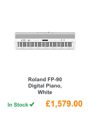 Roland FP-90 Digital Piano, White.