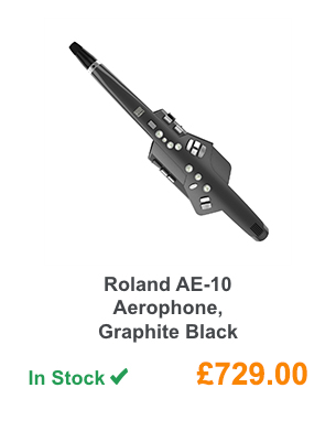 Roland AE-10 Aerophone, Graphite Black.