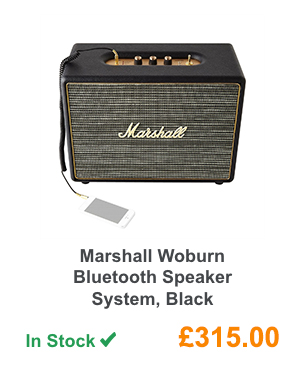 Marshall Woburn Bluetooth Speaker System, Black.