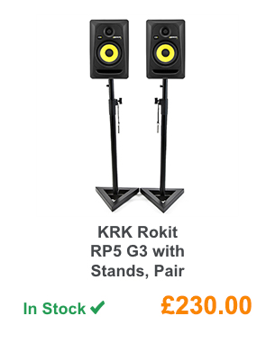 KRK Rokit RP5 G3 with Stands, Pair.