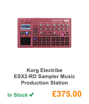 Korg Electribe ESX2-RD Sampler Music Production Station.