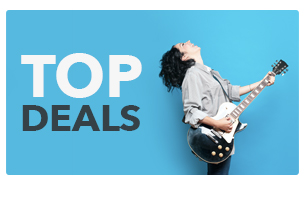 Top deals on Music equipment discounts, special offers & musical instrument deals.