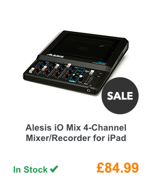 Alesis iO Mix 4-Channel Mixer/Recorder for iPad.