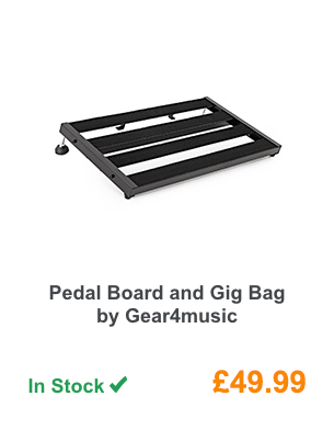 Pedal Board and Gig Bag by Gear4music.