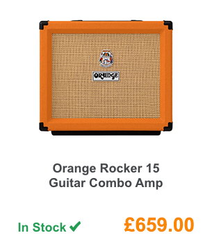 Orange Rocker 15 Guitar Combo Amp.