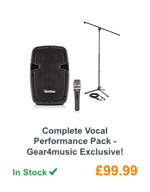 Complete Vocal Performance Pack - Gear4music Exclusive!.