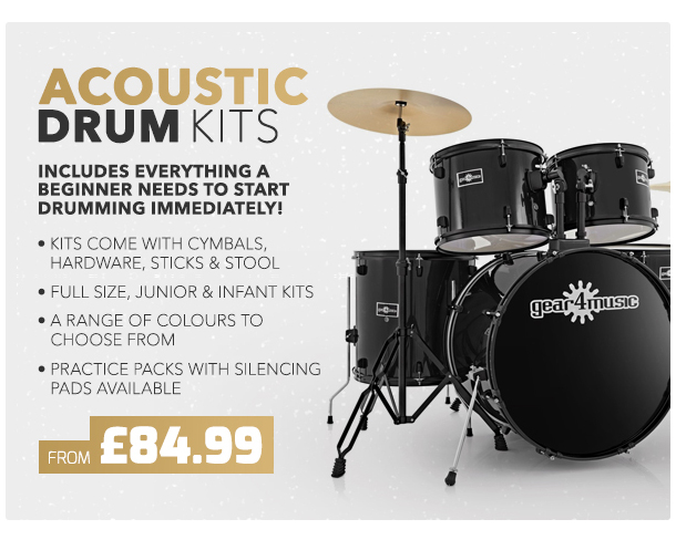 Acoustic Drum Kits, Includes everything a beginner needs to start drumming immediately!.