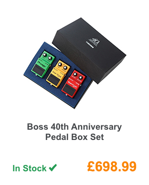 Boss 40th Anniversary Pedal Box Set.