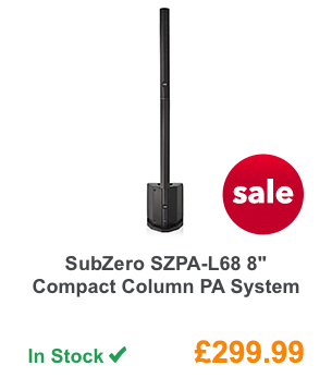 SubZero SZPA-L68 8inch Compact Column PA System.
