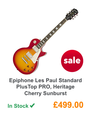 Epiphone Les Paul Standard PlusTop PRO, Heritage Cherry Sunburst.