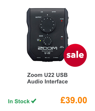 Zoom U22 USB Audio Interface.