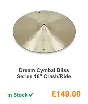 Dream Cymbal Bliss Series 18'' Crash/Ride.