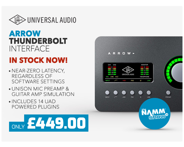 Universal Audio Arrow Thunderbolt Interface.