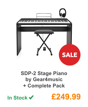 SDP-2 Stage Piano by Gear4music + Complete Pack.