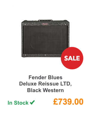 Fender Blues Deluxe Reissue LTD, Black Western.