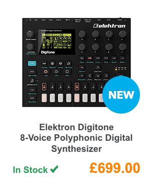 Elektron Digitone 8-Voice Polyphonic Digital Synthesizer.
