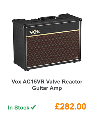Vox AC15VR Valve Reactor Guitar Amp.